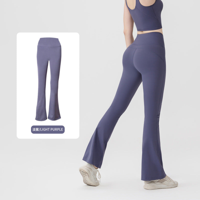 Pantalón Yoga Mujer AL | Microacampanado Y Talle Alto