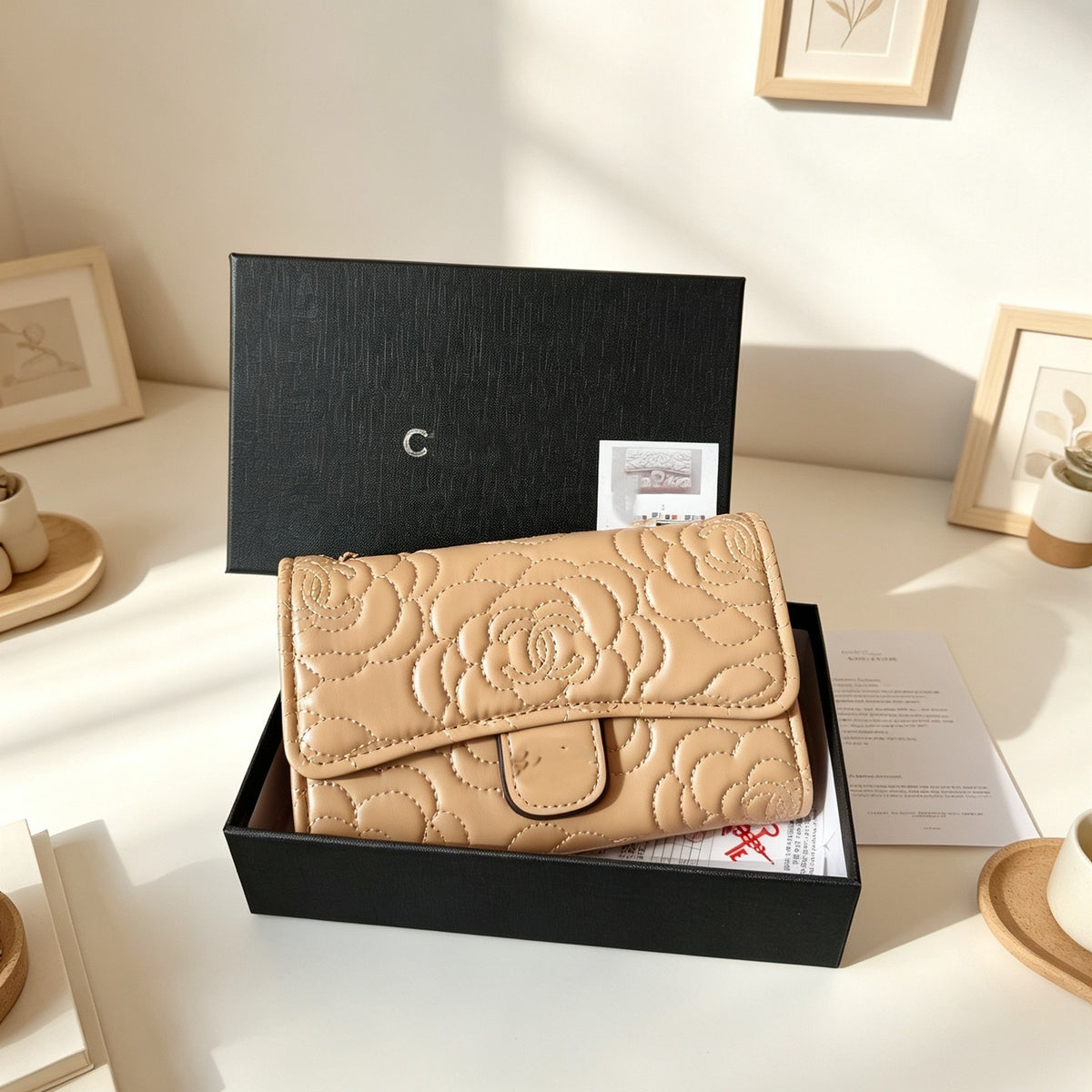 Women's Luxury Lightweight Long Zip Wallet | With Box