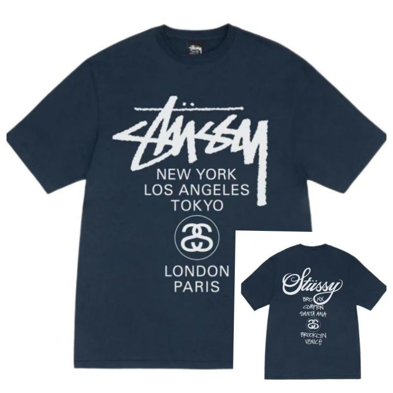 Camiseta STUSS City Edición Limitada Unisex | Algodón Puro Manga Corta