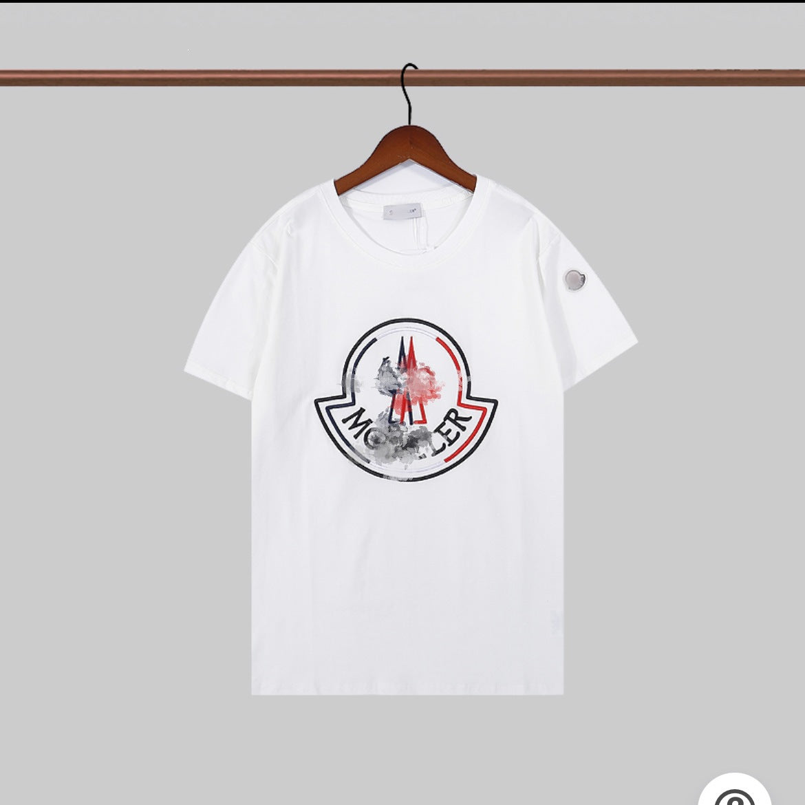 Camiseta Bordada Hombre MON | Cuello Redondo