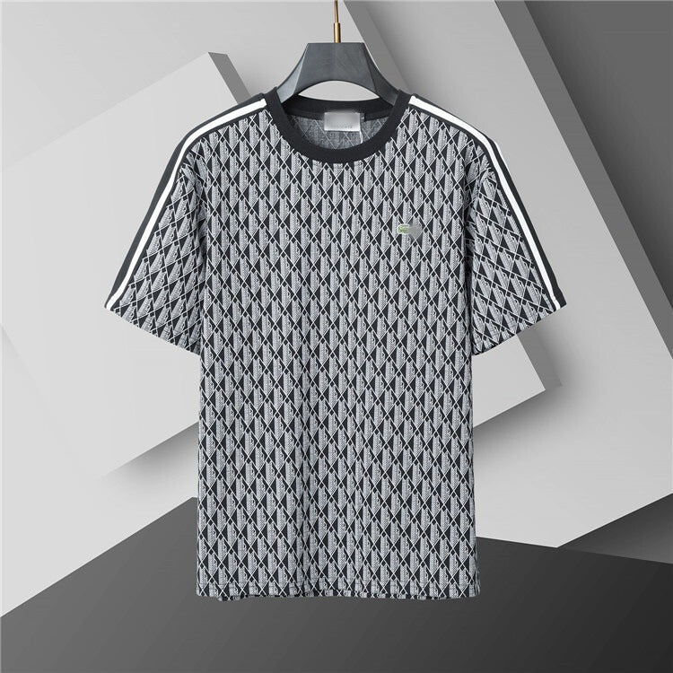 Versión correcta de 2026 de la nueva camiseta ligera de lujo de verano, camiseta de manga corta de cuello redondo y versátil para hombres y mujeres, países extranjeros de Europa y Estados Unidos