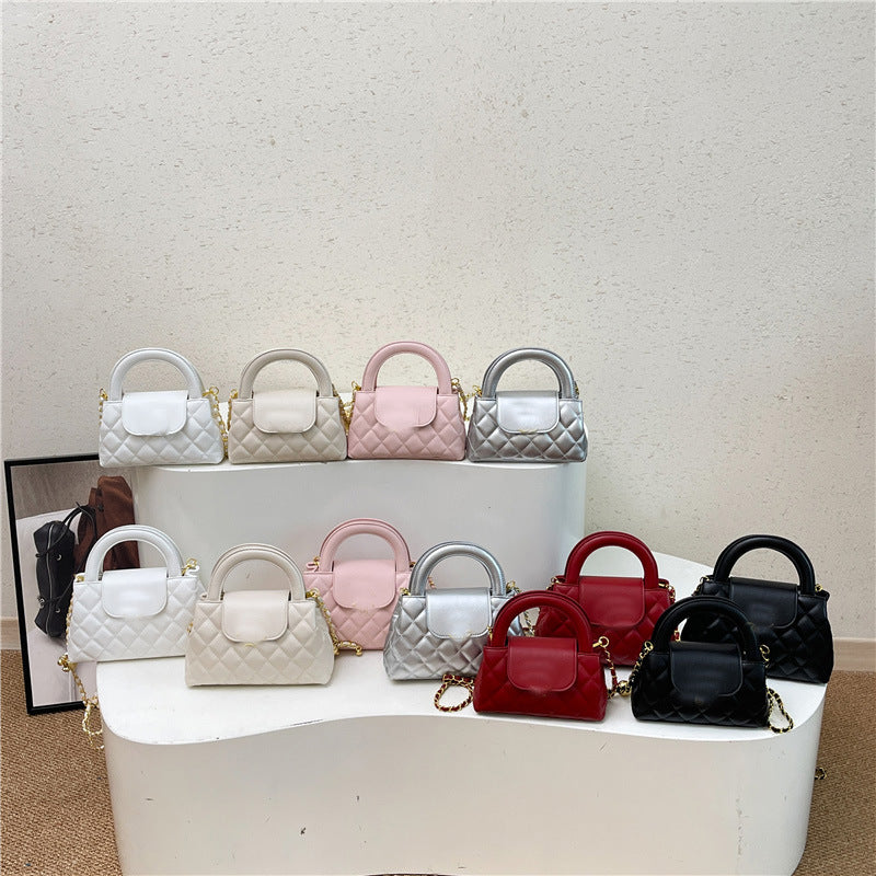 Bolso Dié de un solo hombro de calidad y versátil de lujo ligero y de lujo Chanel, bolso de cadena cruzada, bolso pequeño