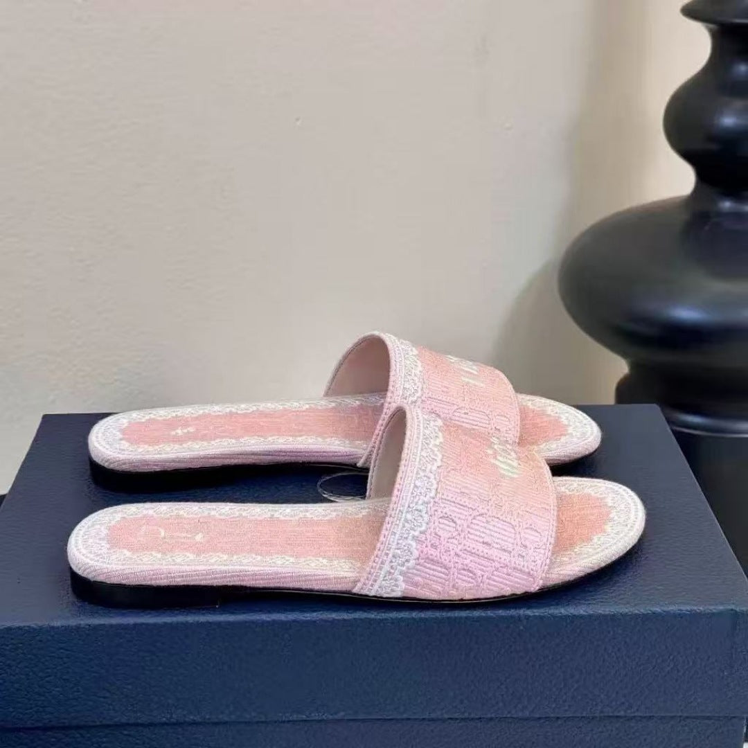 Sandalias Tacón Mujer Bordado 3D | Primavera Verano 2026
