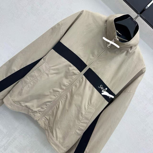 SL Zipper Jacket | Shoulder Pads and Lettering