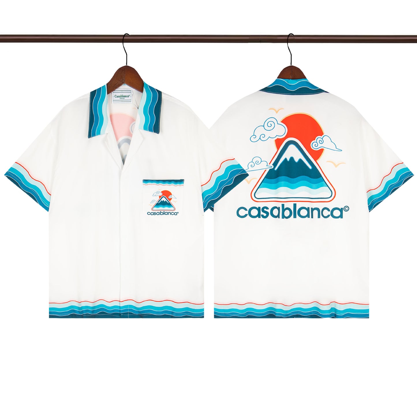 Set de camiseta de manga corta con letras de un partido de fútbol CASA de primavera/verano, jersey holgado y de moda para hombres