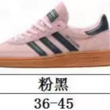 Zapatillas clásicas alemanas de entrenamiento retro, zapatillas casuales versátiles con bloques de color 2025, zapatillas de cuero, zapatillas Forrest Gump, zapatillas de tabla