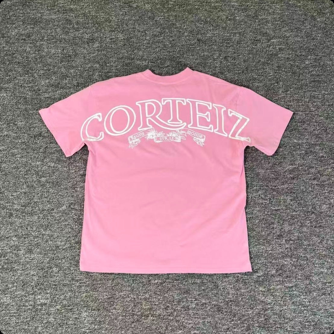 New 2025 cross-border set with embroidered minimalist lettering, high-street fashion loose cardigan, hoodie, and casual pants