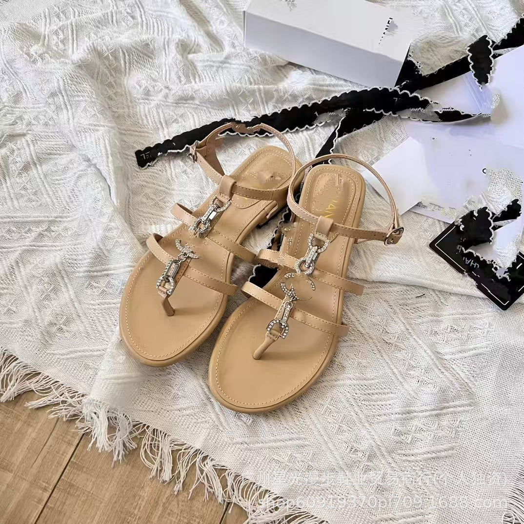 Sandalias Espina de Pez Mujer Lujo 2025