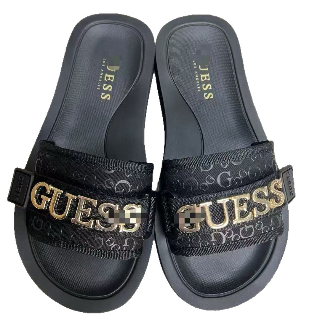 Women's Thick Sole Beach Sandals | Non-Slip Height 2026