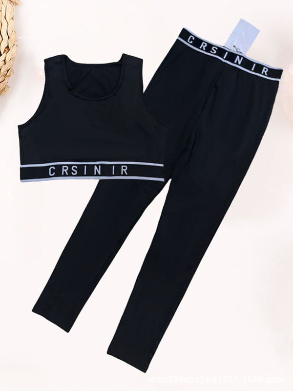 Ropa de yoga femenina europea y estadounidense, chaqueta deportiva, conjunto de yoga, pantalones de yoga de tiro alto de mujer fitness casual de alta gama