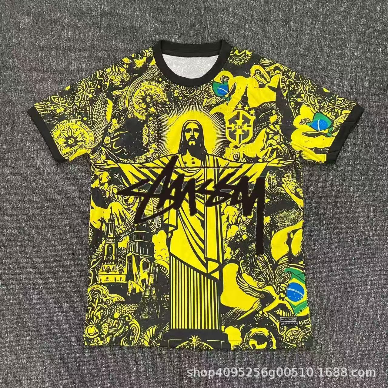 Venta al por mayor transfronteriza para Países Bajos, Alemania, Francia, Italia, Flamengo, Italia, envío gratuito para una camiseta de fútbol