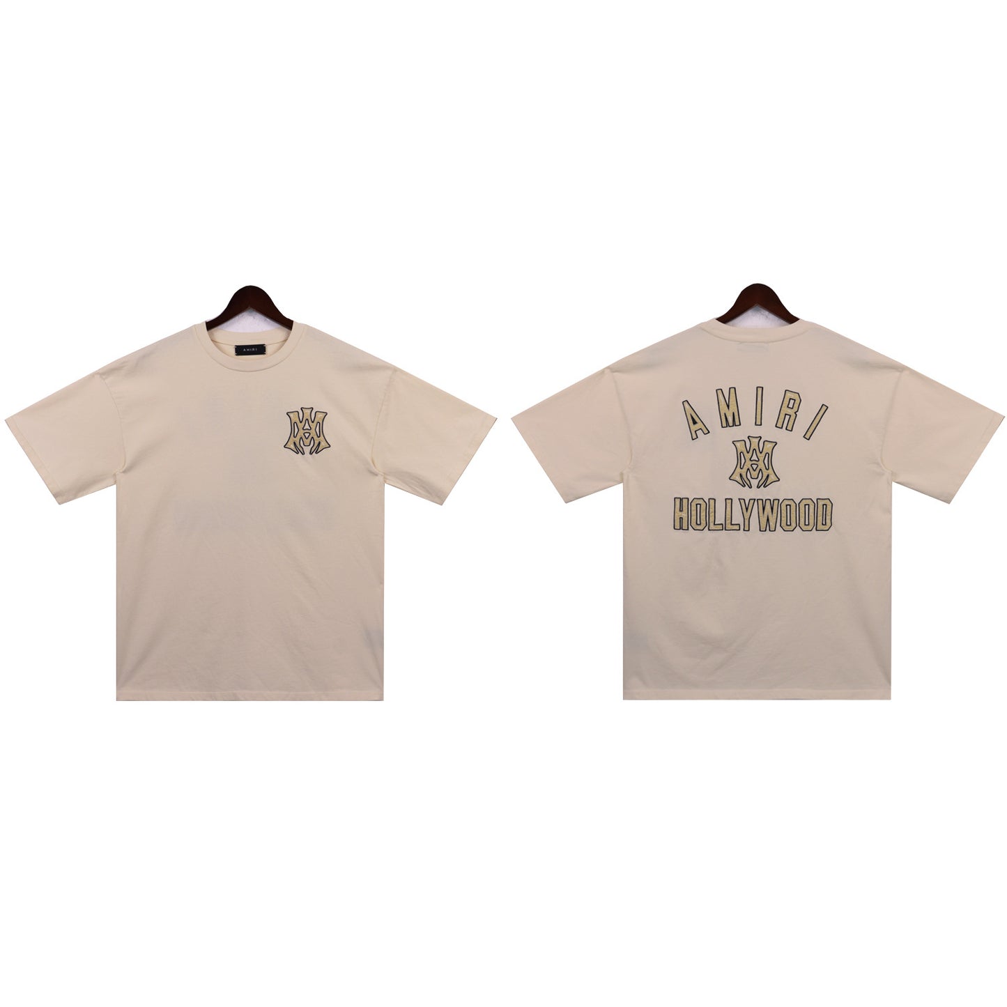 2024 Verano 2024 AM1R1 ICON Letter Totem Letter Totem Pattern Coconut Tree T-shirt Unisex