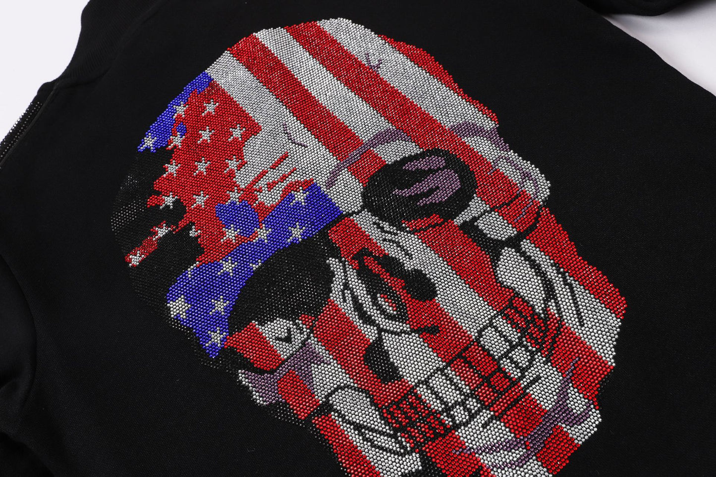 Philip Plan AliExpress Amazon Americana americana de moda callejera con cremallera de diamante caliente PP abrigo de hombre