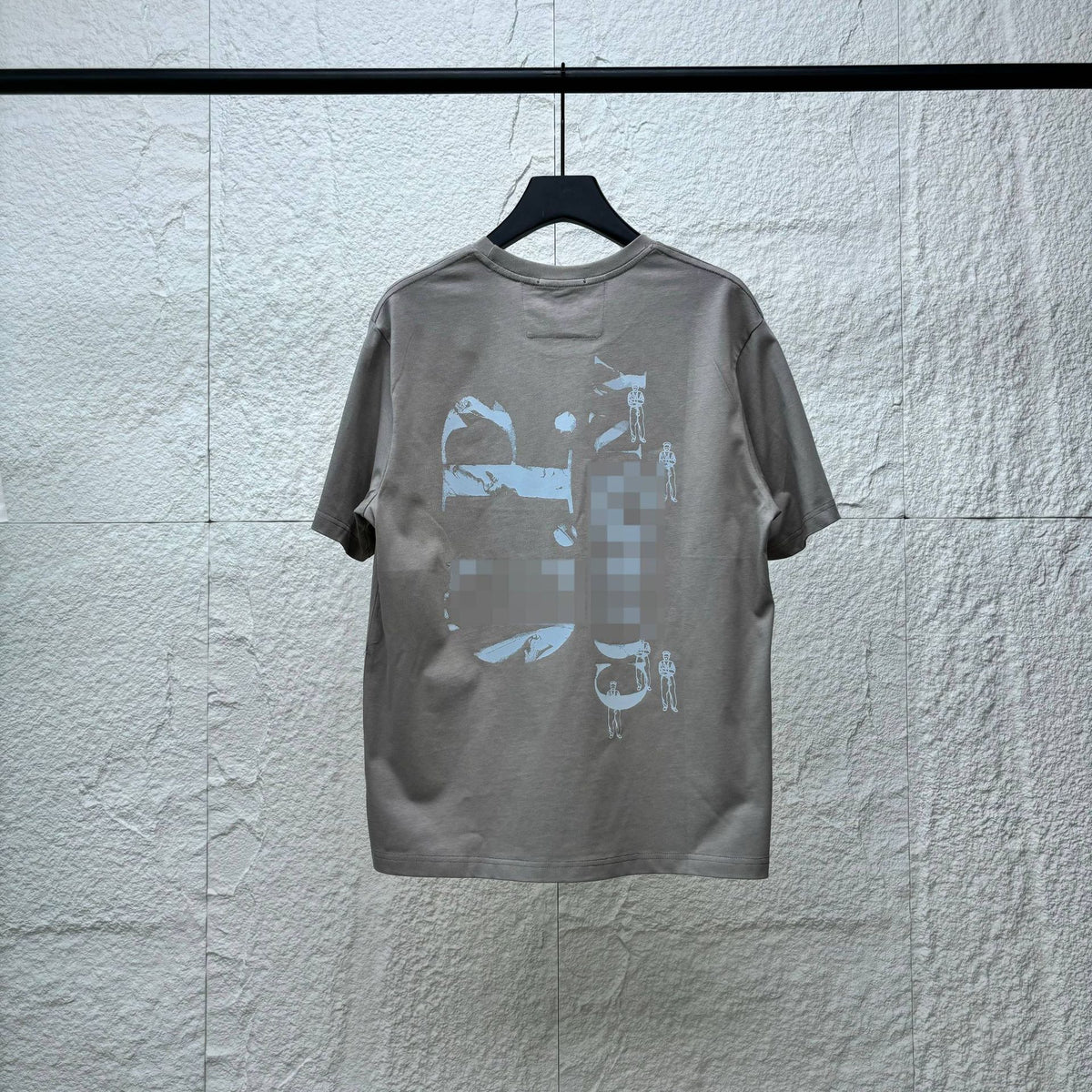 Maglietta Uomo in Puro Cotone | Ricamo Casual Maniche Corte