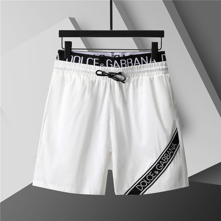 Pantalones Cortos Playa Unisex Letras Secado Rápido | Moda 2025