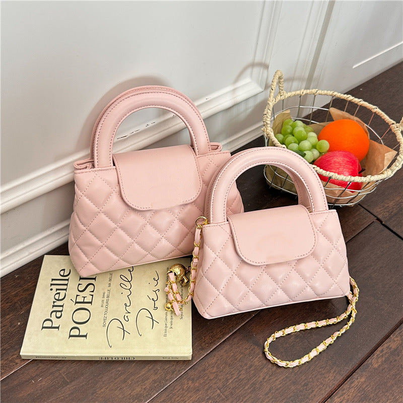 Bolso Dié de un solo hombro de calidad y versátil de lujo ligero y de lujo Chanel, bolso de cadena cruzada, bolso pequeño