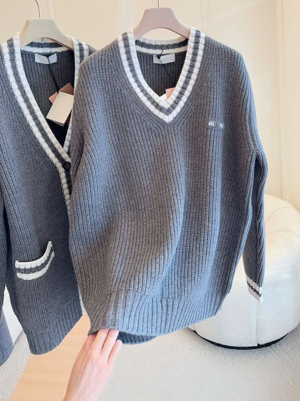 Jersey MM De Mujer | Punto Holgado Con Aplique