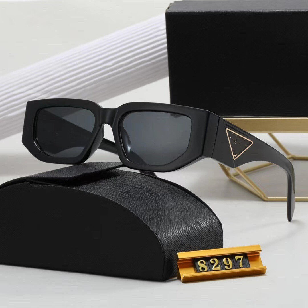 Gafas de sol hombre Li Xian tendencia, moda retro adelgazante anti-ultravioleta, versión coreana, gafas de sol de alta gama para mujeres
