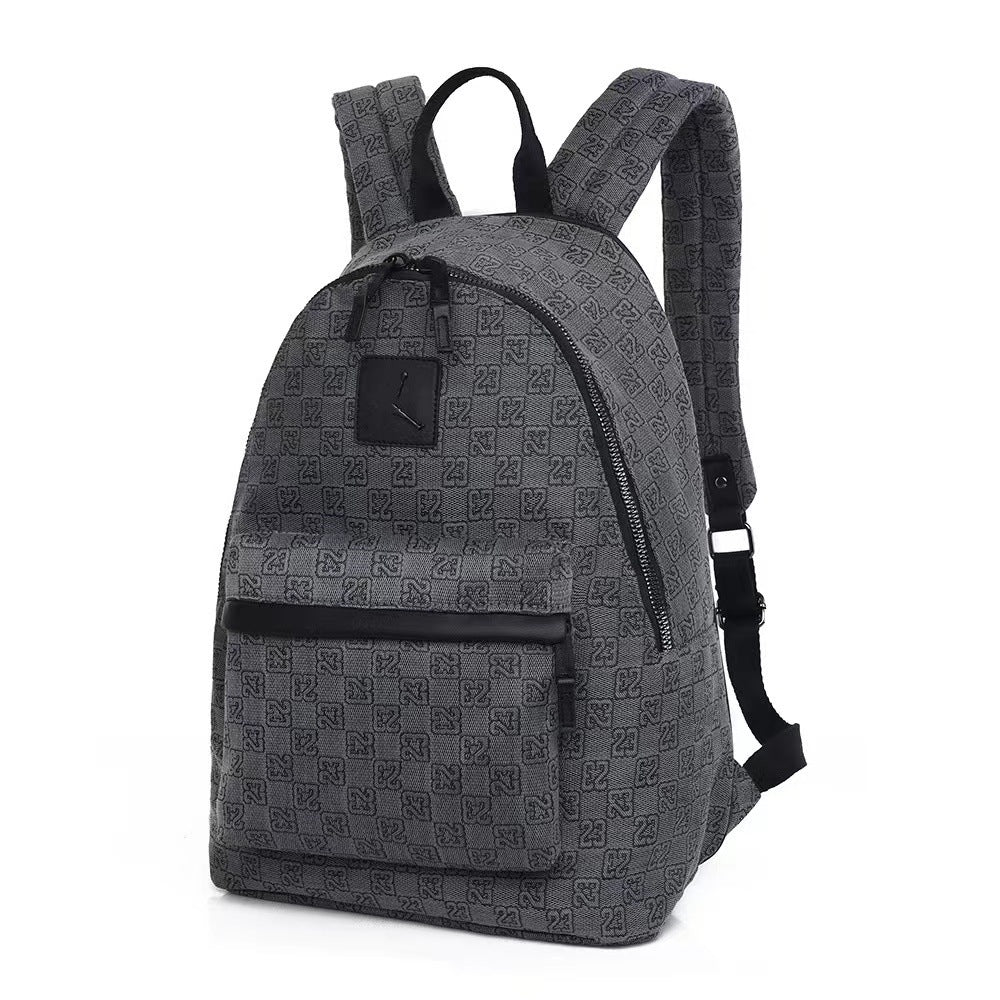 Mochila de letras de cuadros de moda con estampado de tablero de ajedrez, mochila escolar cosida, bolsa de viaje, mochila deportiva de marca de moda a cuadros para hombres y mujeres