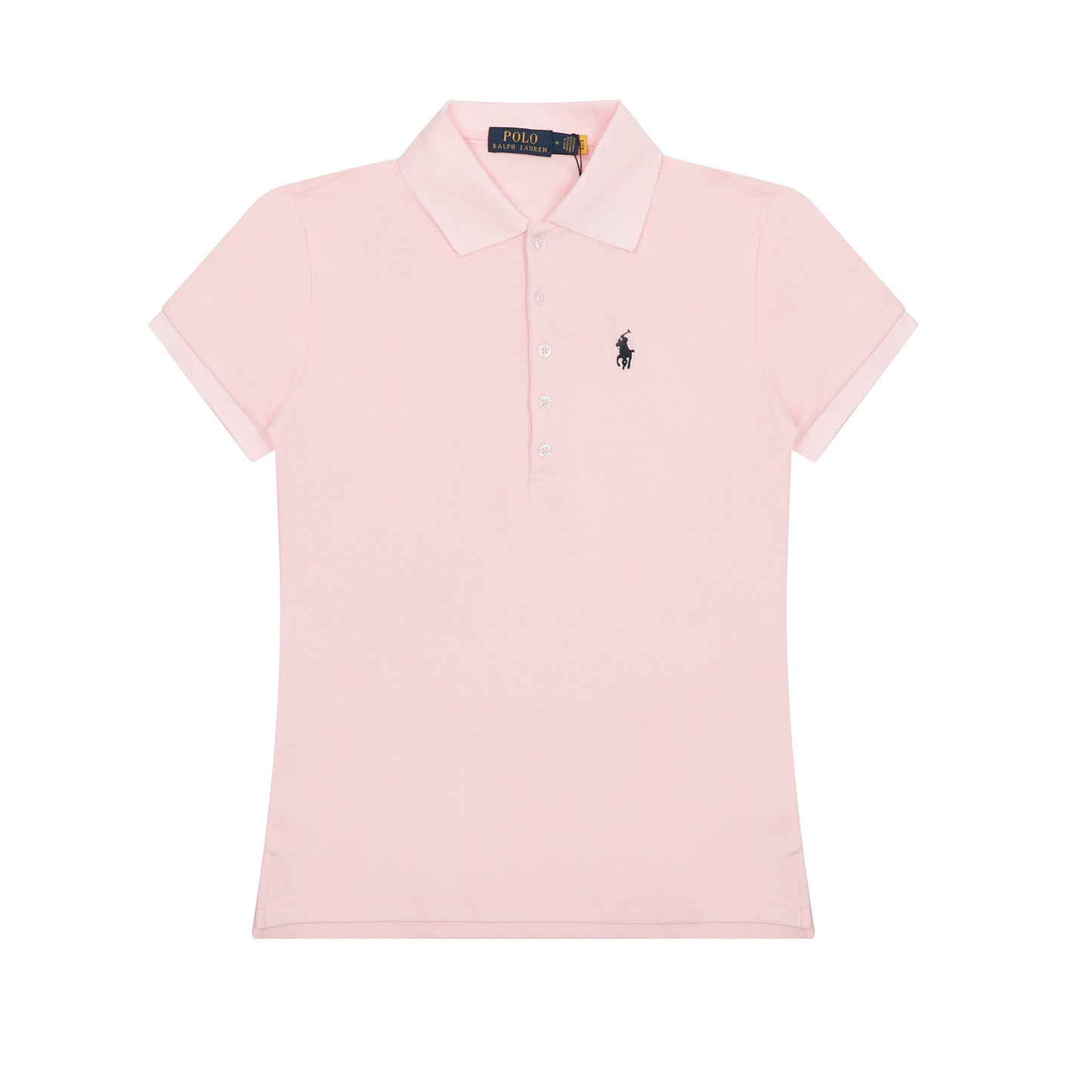 2024 Verano de moda 2024 Nuevo War Horse Camisa Polo Casual Sencilla de Cinco Botones Bordada para Mujer, Manga Corta