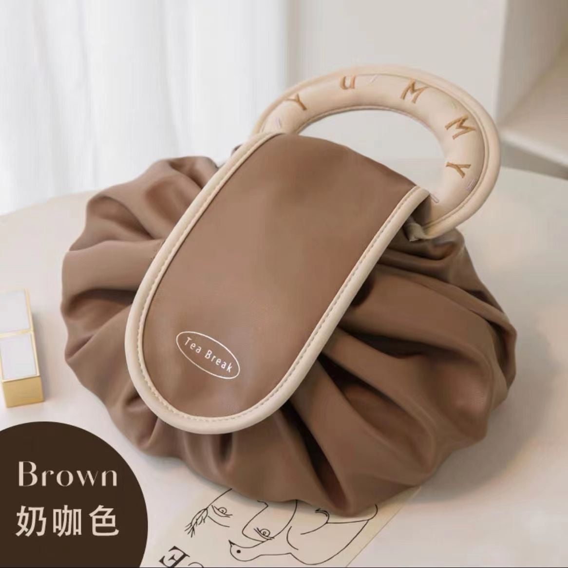 Bolsa Maquillaje Grande Portátil Mujer | Organizador Repelente Agua