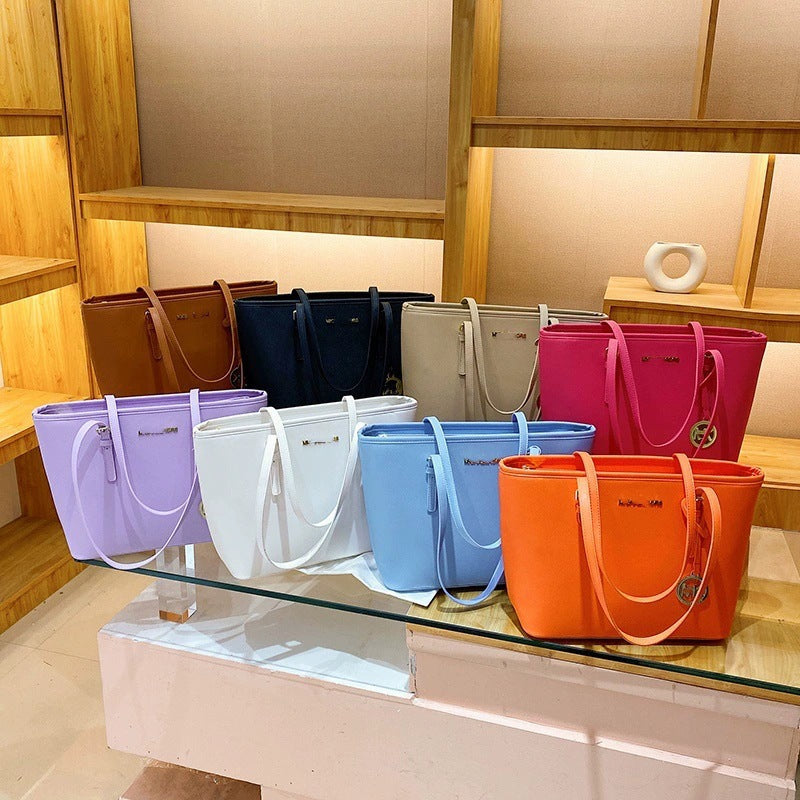 Nuevo bolso de mujer Tote 2025, elegante y moderno y versátil bolso de un solo hombro, bolso bandola, bolso de gran capacidad, comercio transfronterizo