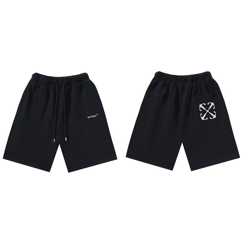 Pantalones Cortos Hombre Estampado Flecha Sueltos | LuxuryMarkt