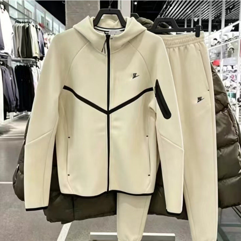 Ensemble de sport pour homme veste à capuche + pantalon | Printemps Automne