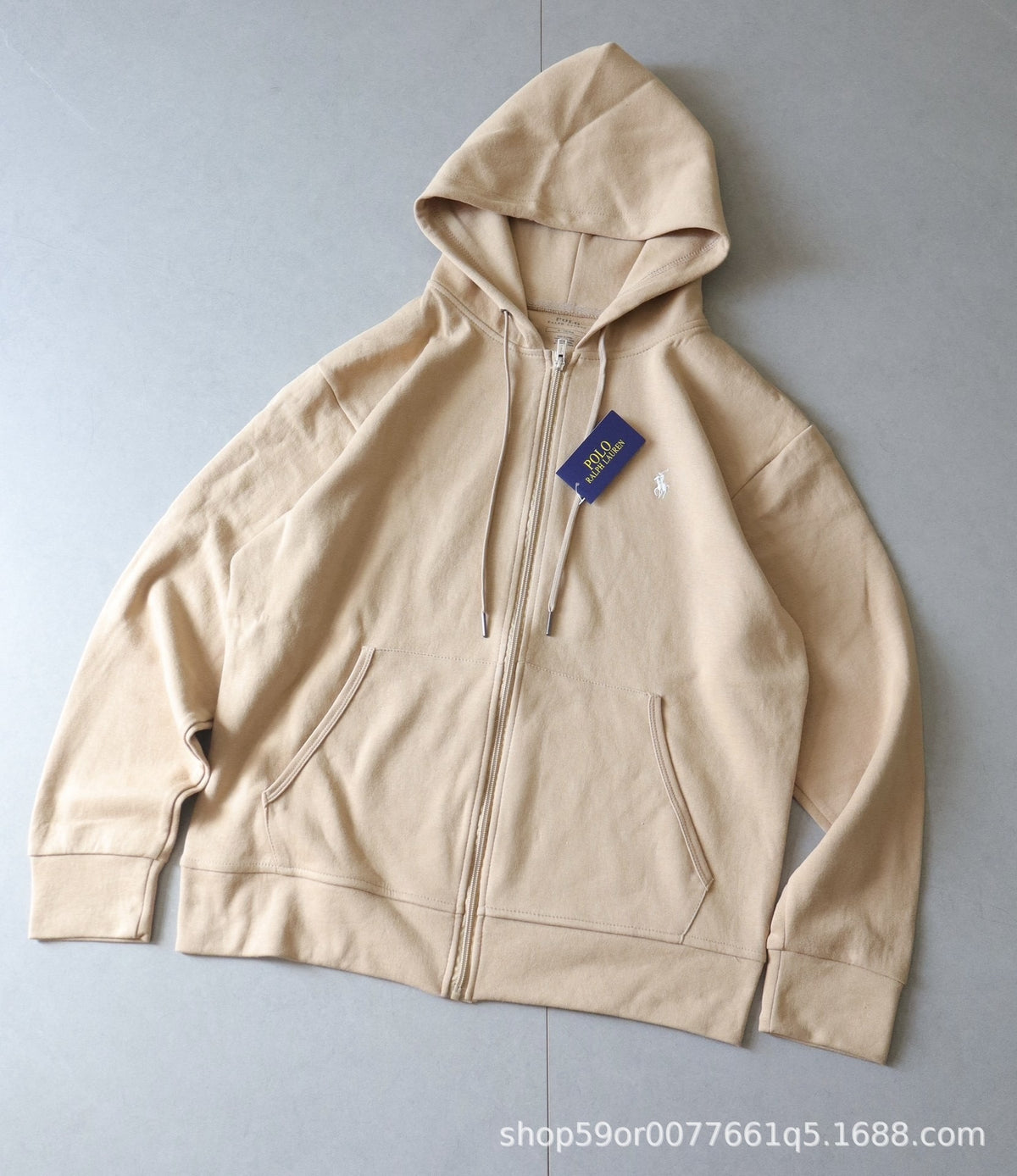Unisex RL Zip-Up Hoodie | Embroidered RL Logo
