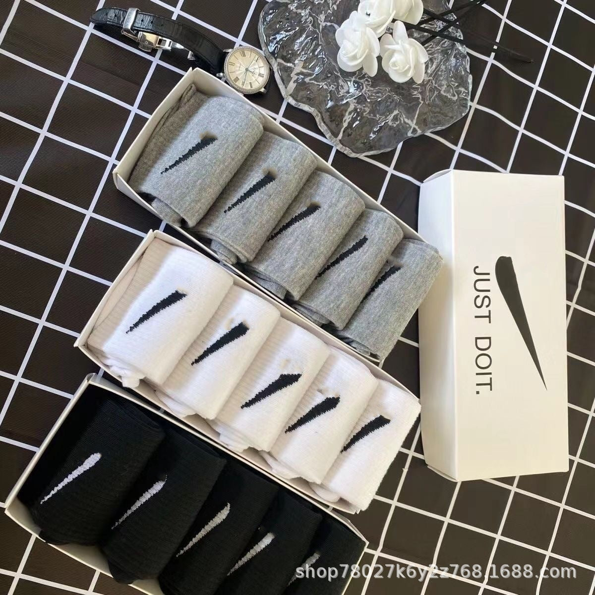 NK box Suwan Nexter calcetines con gancho para hombres y mujeres medias piernas medias de algodón cortos calcetines deportivos casuales