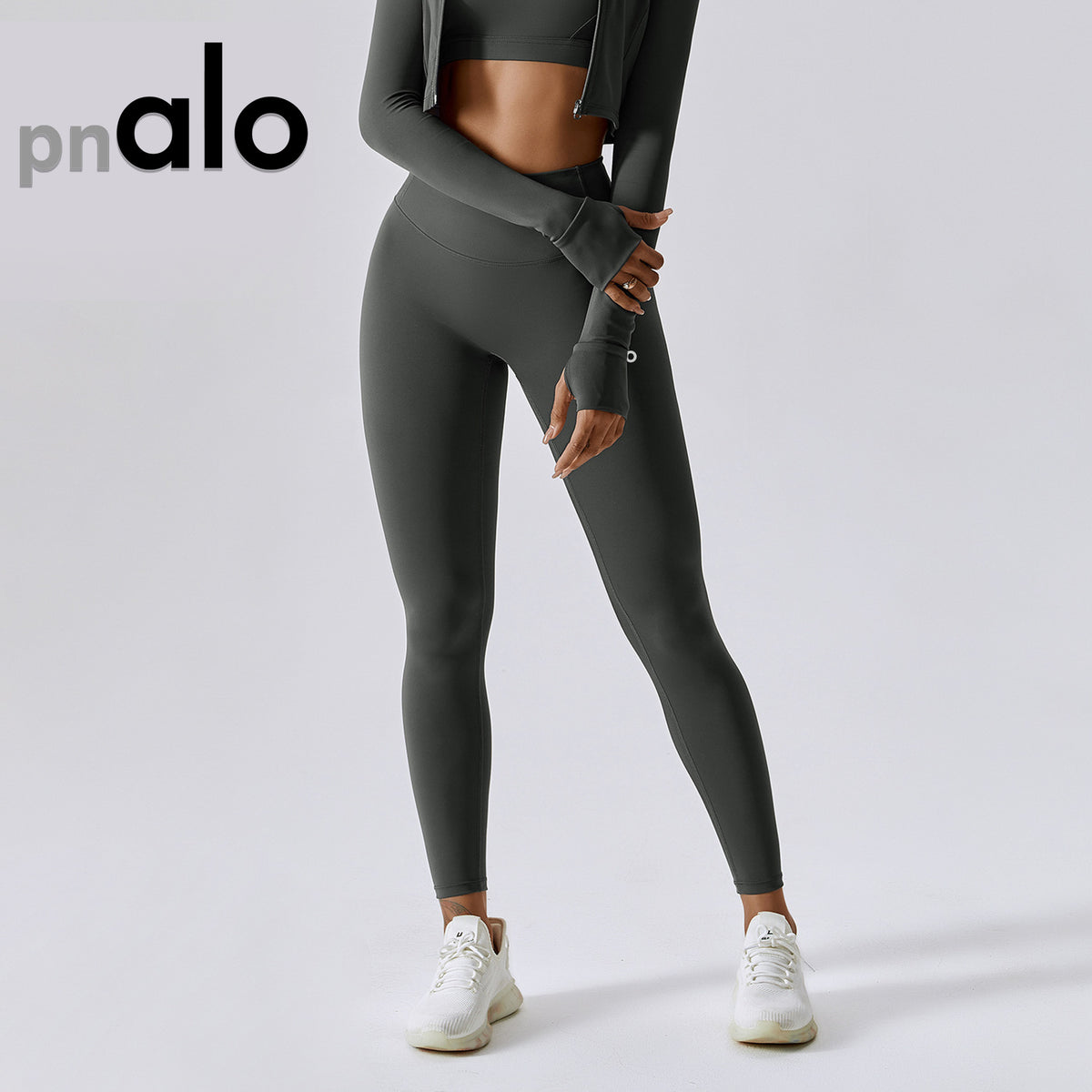 Pantalón Yoga Mujer AL | Talle Alto Y Color Liso