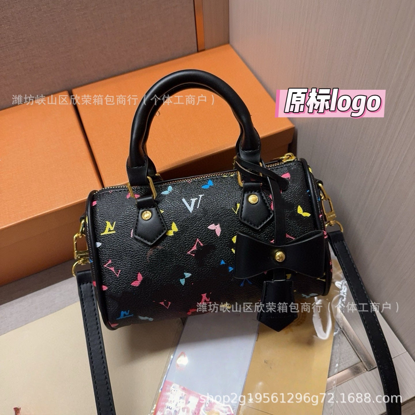 Bolso Boston Mini Monograma Mujer | Bandolera Versátil