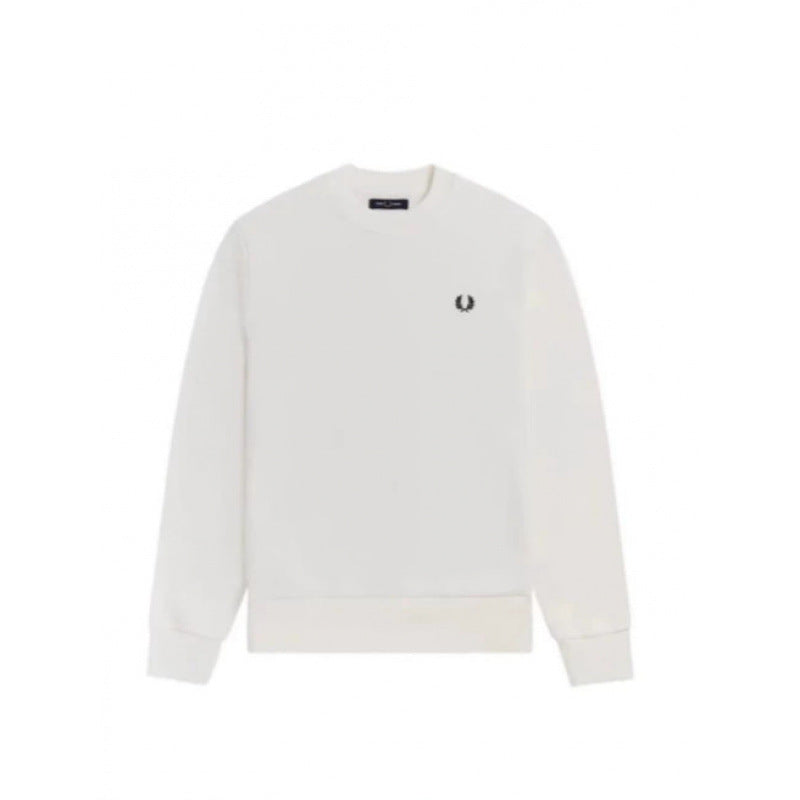 Sudadera de primavera y otoño para hombre, sudadera de cuello redondo transfronteriza para comercio exterior, nueva sudadera de etiqueta pequeña bordada 2026 para otoño/invierno