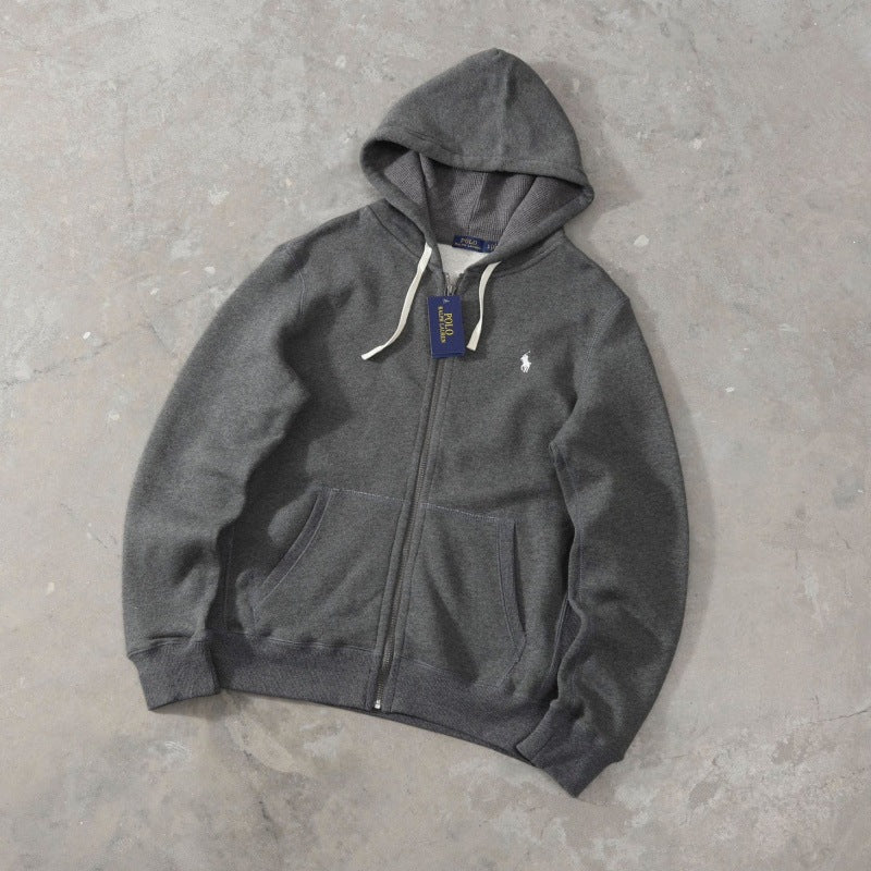 Sweat-shirt unisexe RL zippé | Poney brodé | Luxury Markt