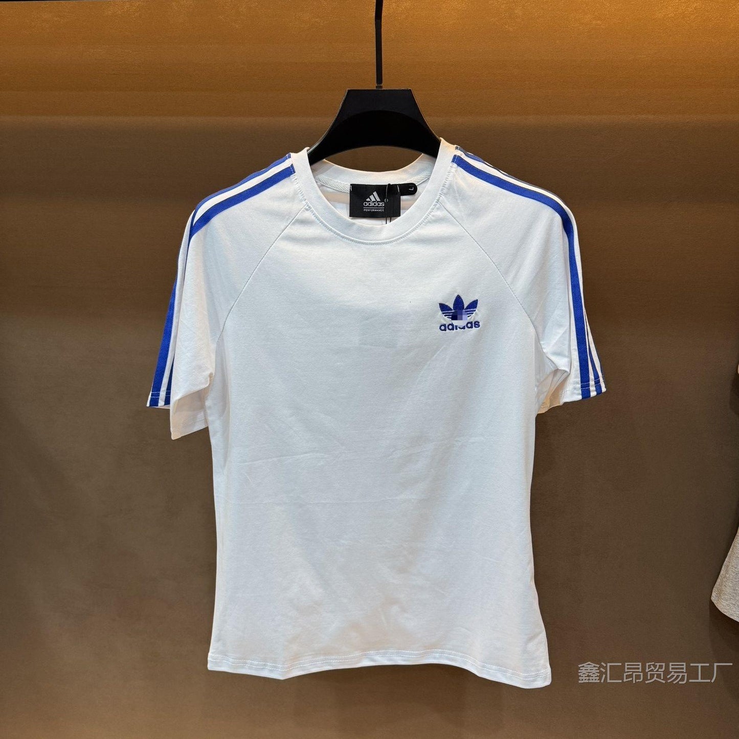 Camiseta de manga corta bordada trébol para verano para hombres y mujeres, 857 857 deportiva casual deportiva de cuello redondo