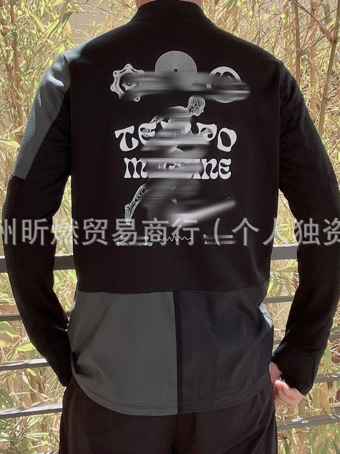 NK 長袖スポーツプリントTシャツ