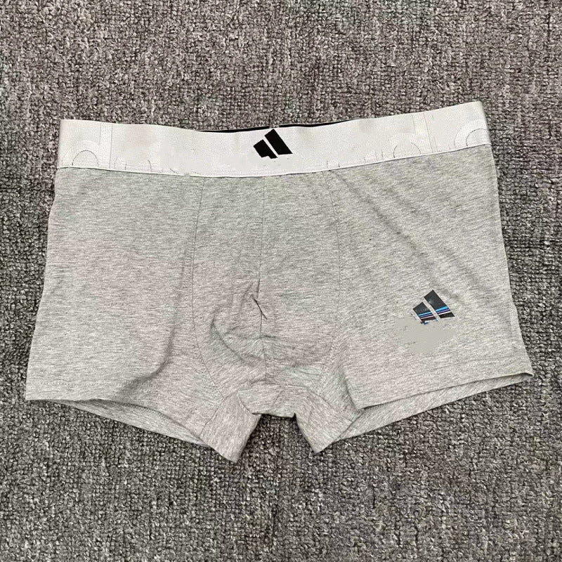 Ropa interior masculina de AliExpress de la marca A lleva ropa interior de hombre para pies planos, ropa interior de hombre para estudiantes de shorts de algodón puro