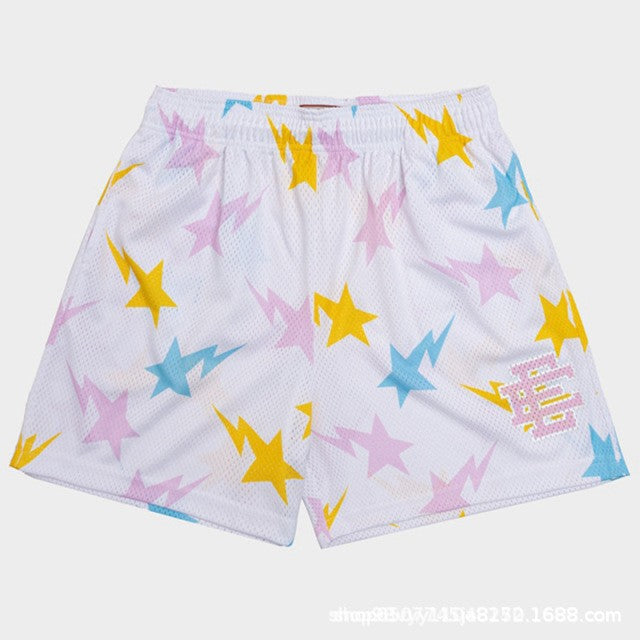 Pantalones Cortos 3D Playa | Malla Deportiva Hombre