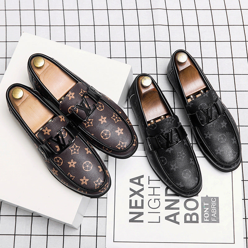 Mocasines clásicos de moda para hombres, parte superior suave de cuero auténtico, suela suave, zapatos casuales de cuero para hombres