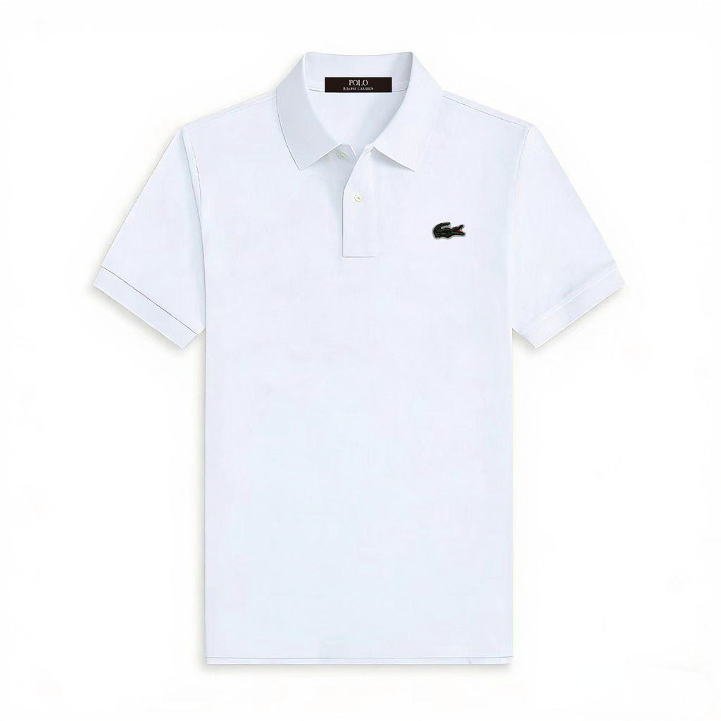 Camiseta Fish Bordada Premium | Cuello Pequeño | Manga Corta | Unisex
