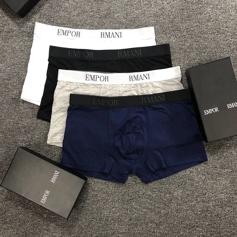 Ropa interior deportiva transpirable para hombre, calzoncillos EA Modal para hombre
