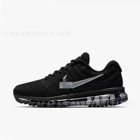 Putian Air Max 2017 zapatillas de correr con cojín de aire de palma con malla transpirable, antideslizante, con cordones deportivos de entrenamiento para correr
