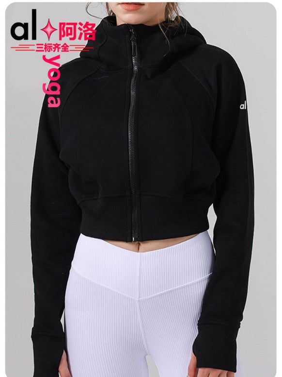 Sudadera Mujer AL | Corta Con Capucha