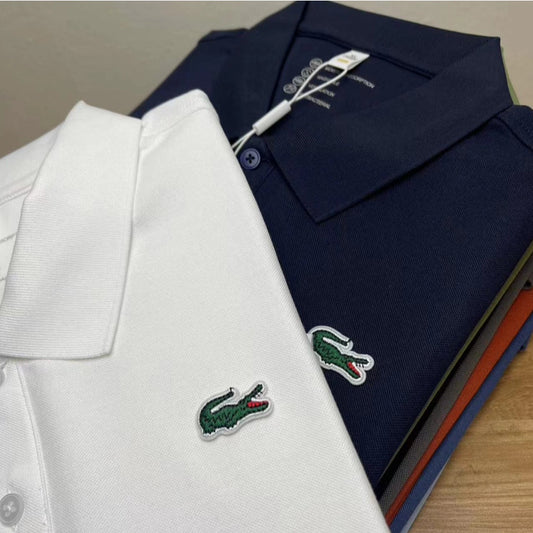 Polo Bordado Lujo Unisex | Camiseta Premium Solapa Elegante