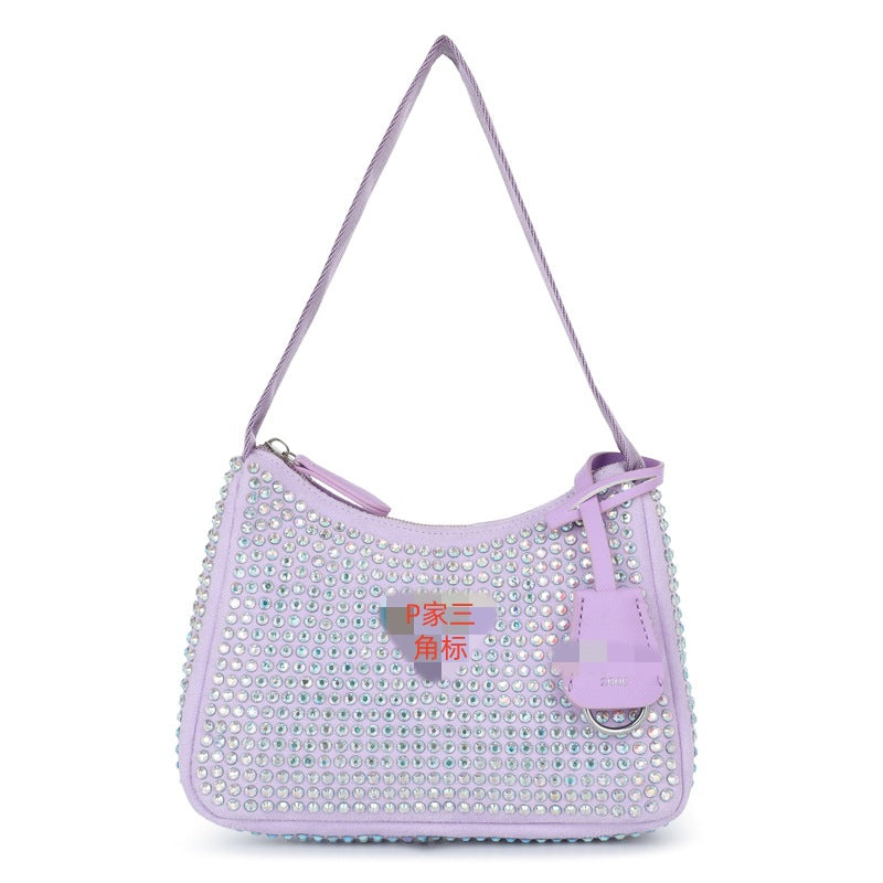 Bolso Hobo Mujer PA | Pedrería Brillante | Sin Cakja