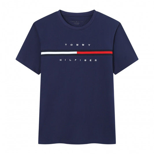 Tommy Men's Casual Short Sleeve T-Shirt | Summer Crew Neck