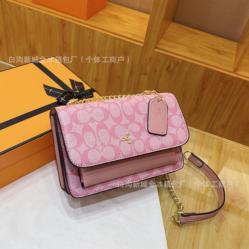 Bolsa C Bolso cuadrado de venta caliente transfronterizo de moda y versátil tofu Comercio exterior bolso de cadena caliente bolso de mujer de alta calidad bolso bandolera