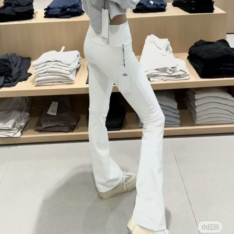 Pantalón Yoga Mujer AL | Microacampanado Y Talle Alto