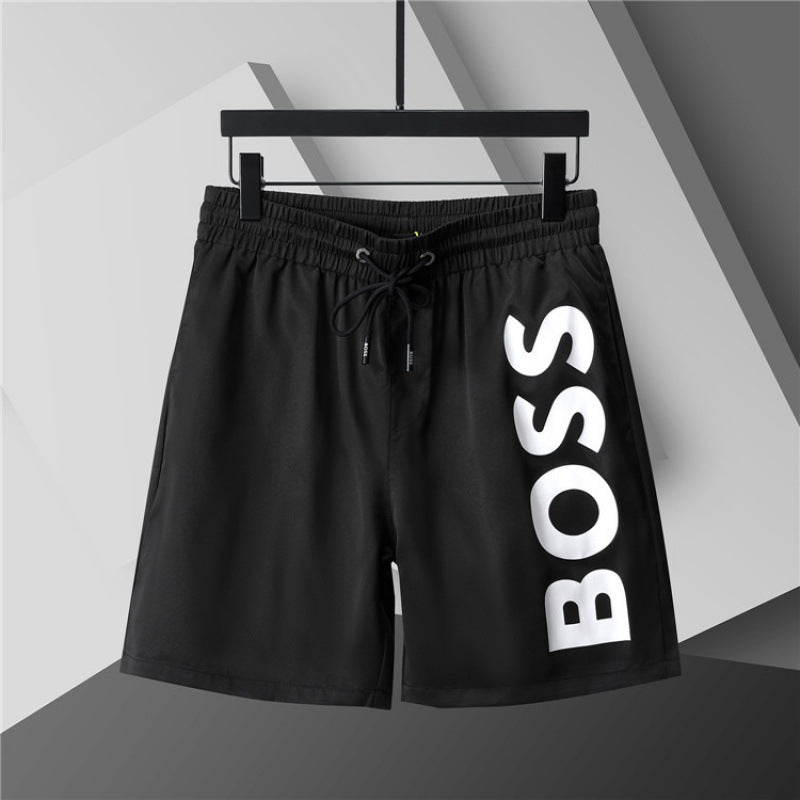 Nuevos pantalones cortos 3D transfronterizos para verano, pantalones cortos de playa de cinco puntas con cinturón, ropa masculina, unisex, versátil y transpirable, estilo británico de moda en comercio exterior
