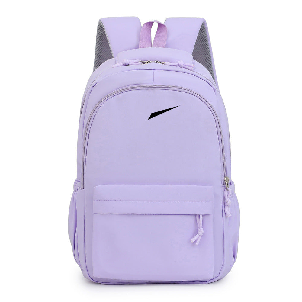 Mochila a la moda, mochila de estudiante universitaria resistente al agua, mochila sencilla para portátil para desplazarse, bolso deportivo casual al por mayor